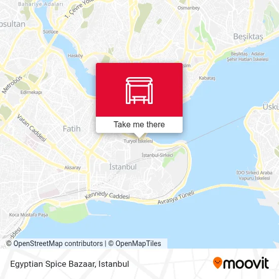 Egyptian Spice Bazaar map