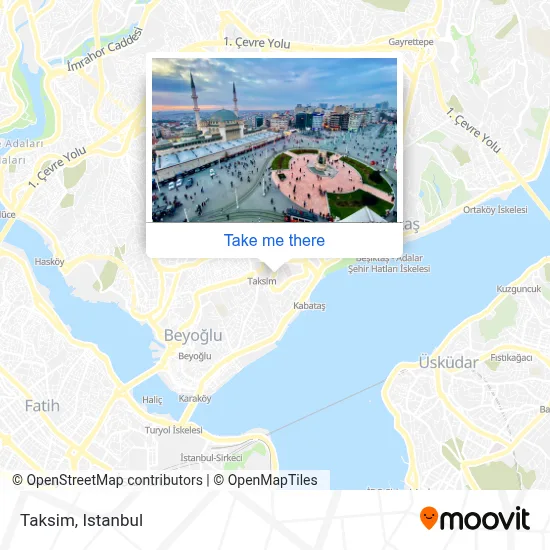 Taksim map