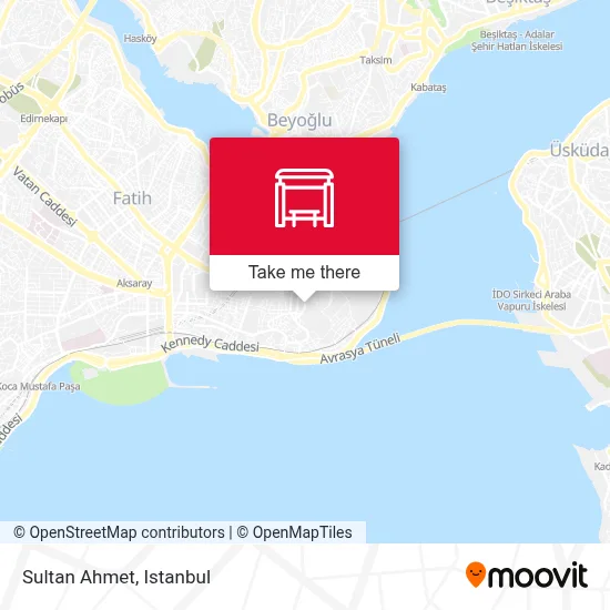 Sultan Ahmet map
