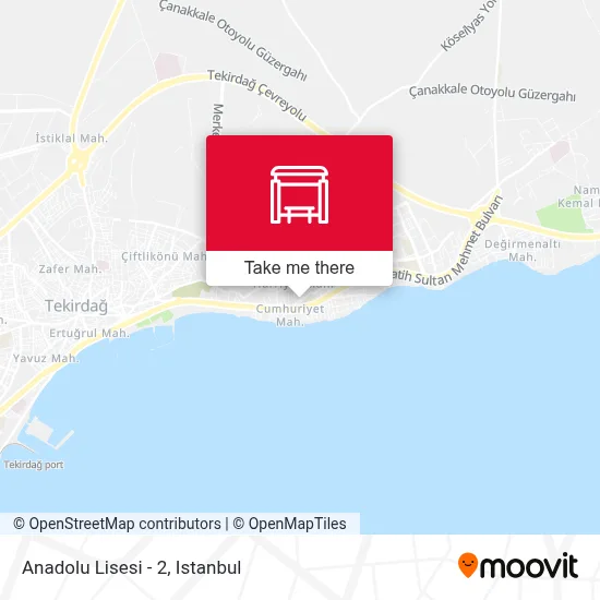 Anadolu Lisesi - 2 map