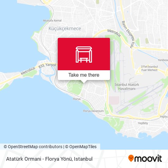 Atatürk Ormani - Florya Yönü map