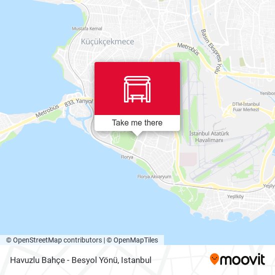Havuzlu Bahçe - Besyol Yönü map