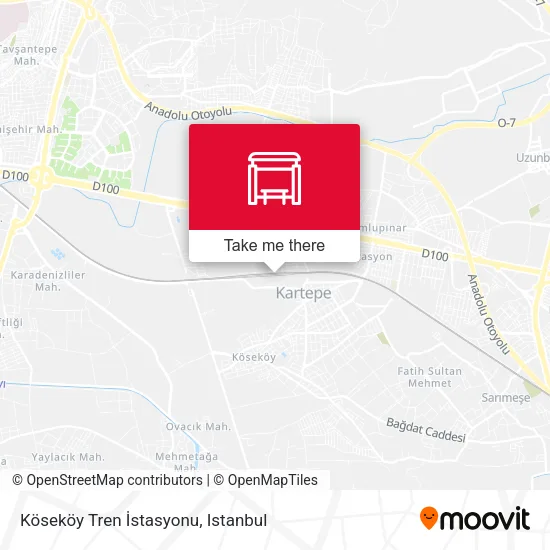 Köseköy Tren İstasyonu map