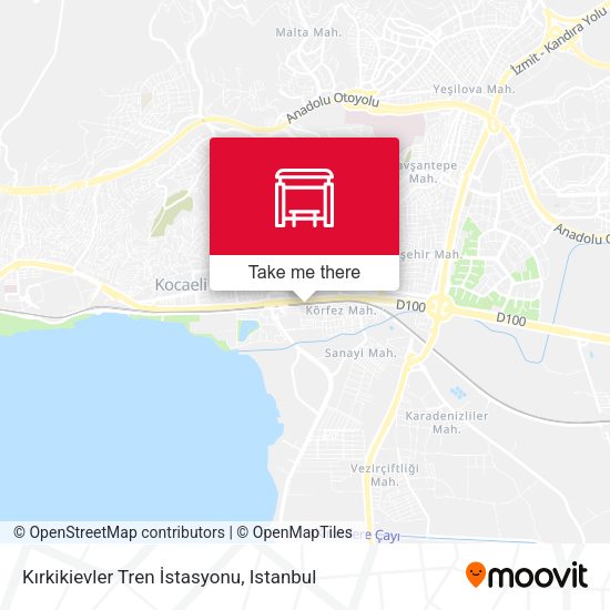 Kırkikievler Tren İstasyonu map