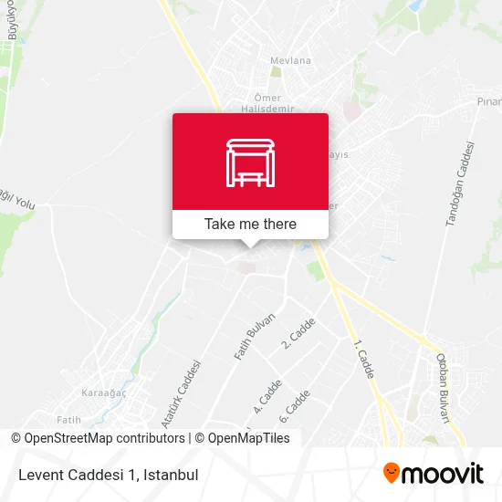 Levent Caddesi 1 map