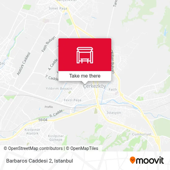 Barbaros Caddesi 2 map