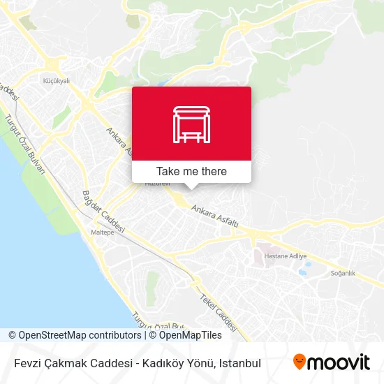 Fevzi Çakmak Caddesi - Kadıköy Yönü map