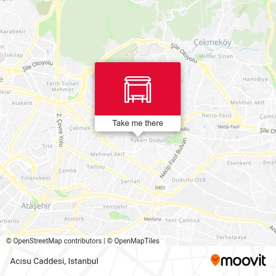 Acısu Caddesi map