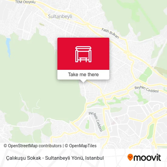 Çalıkuşu Sokak - Sultanbeyli Yönü map