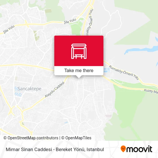 Mimar Sinan Caddesi - Bereket Yönü map