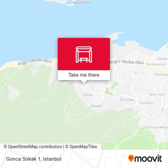 Gonca Sokak 1 map