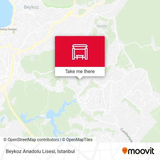 Beykoz Anadolu Lisesi map