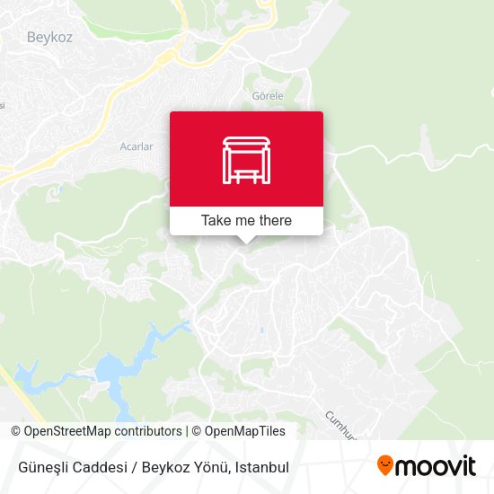 Güneşli Caddesi / Beykoz Yönü map