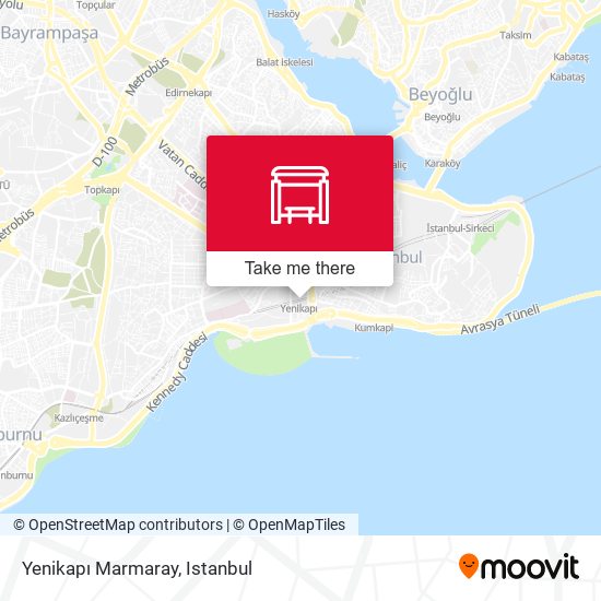 Yenikapı Marmaray map
