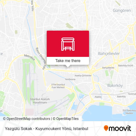 Yazgülü Sokak - Kuyumcukent Yönü map