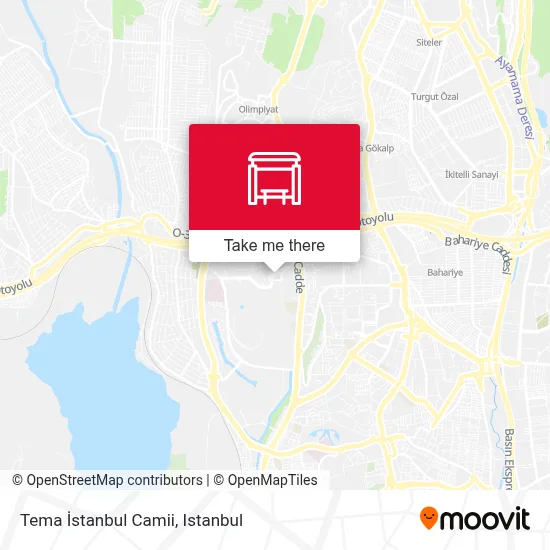 Tema İstanbul Camii map