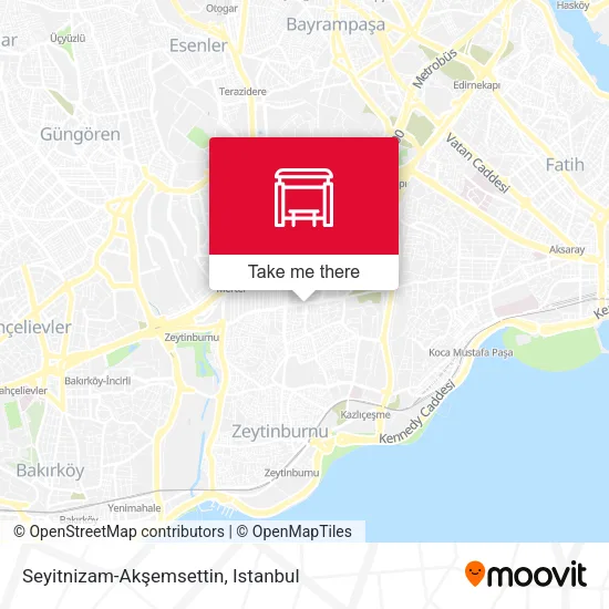 Seyitnizam-Akşemsettin map