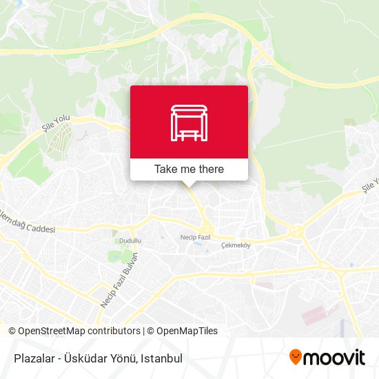 Plazalar - Üsküdar Yönü map