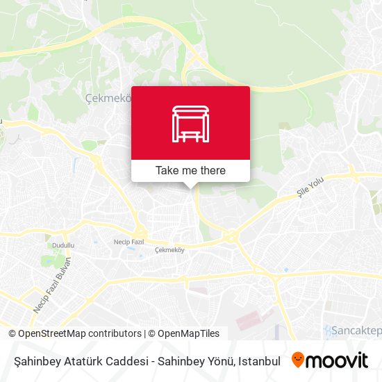 Şahinbey Atatürk Caddesi - Sahinbey Yönü map