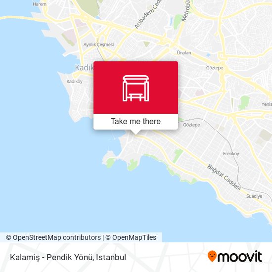 Kalamiş - Pendik Yönü map