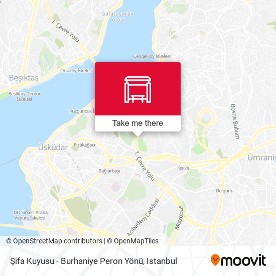 Şifa Kuyusu - Burhaniye Peron Yönü map