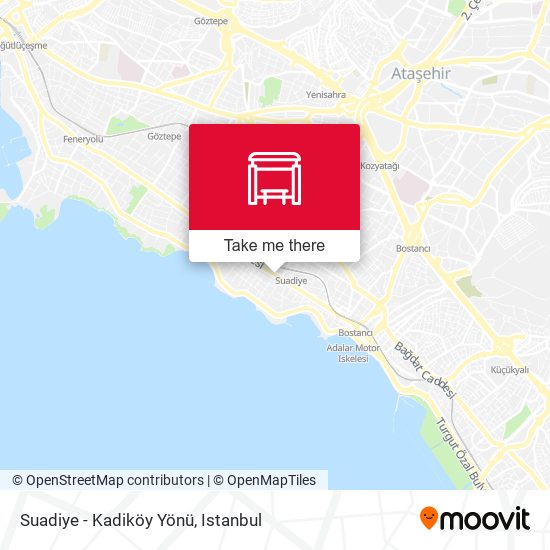 Suadiye - Kadiköy Yönü map