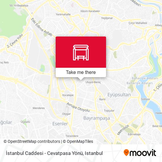 İstanbul Caddesi - Cevatpasa Yönü map