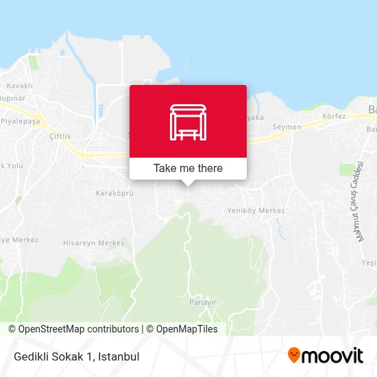 Gedikli Sokak 1 map