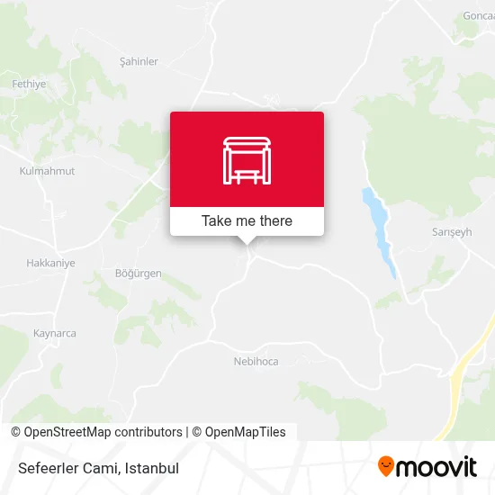 Sefeerler Cami map
