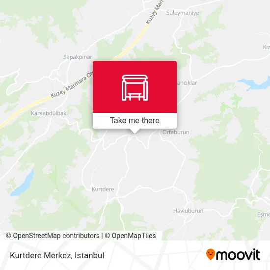 Kurtdere Merkez map