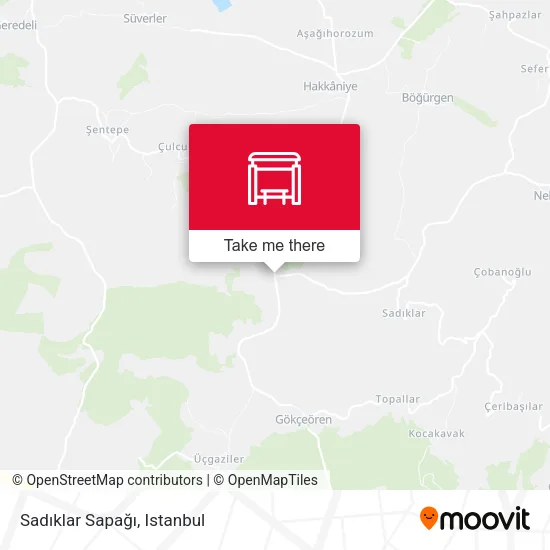 Sadıklar Sapağı map
