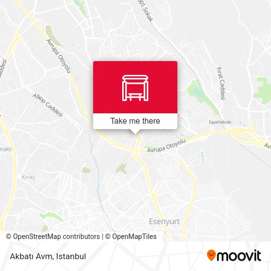 Akbatı Avm map