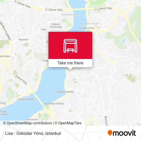 Lise - Üsküdar Yönü map