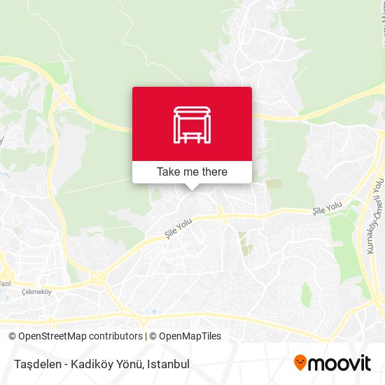 Taşdelen - Kadiköy Yönü map