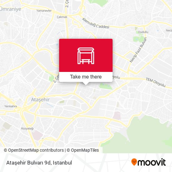 Ataşehir Bulvarı 9d map