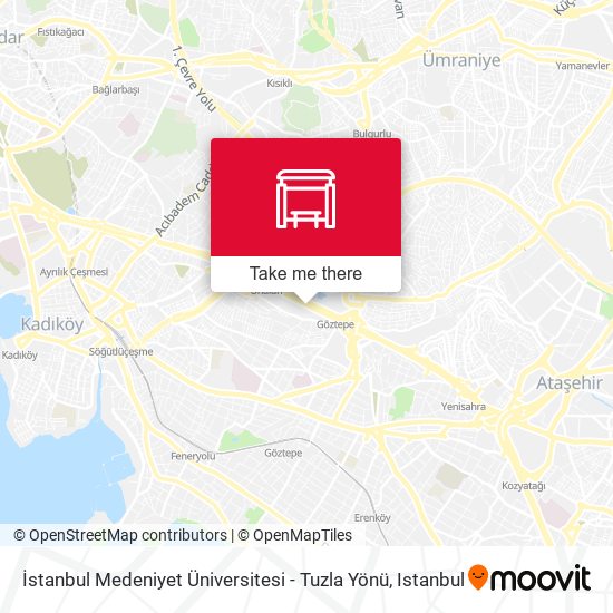 İstanbul Medeniyet Üniversitesi - Tuzla Yönü map