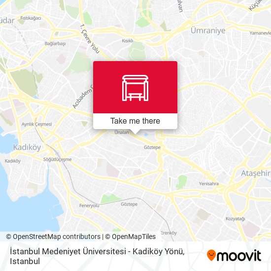 İstanbul Medeniyet Üniversitesi - Kadiköy Yönü map