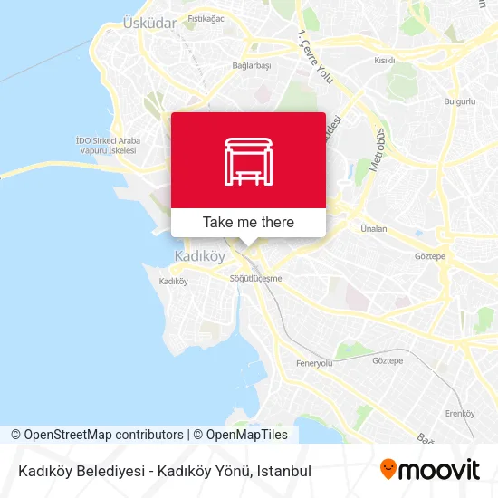 Kadıköy Belediyesi - Kadıköy Yönü map