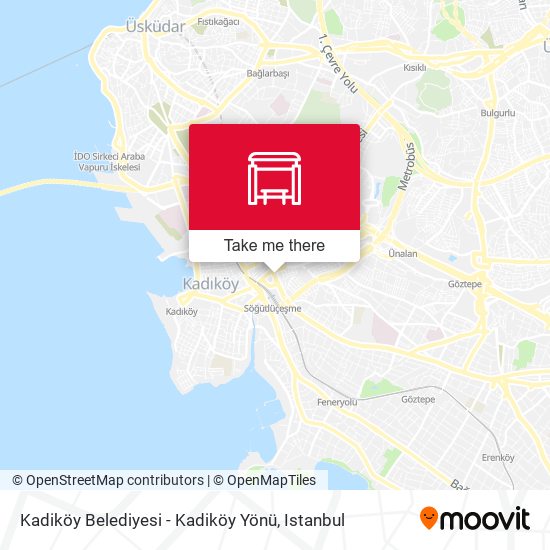 Kadiköy Belediyesi - Kadiköy Yönü map