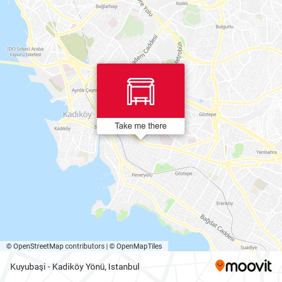 Kuyubaşi - Kadiköy Yönü map