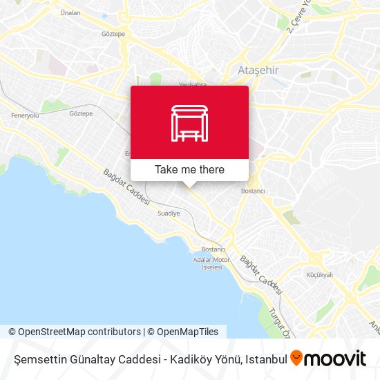Şemsettin Günaltay Caddesi - Kadiköy Yönü map