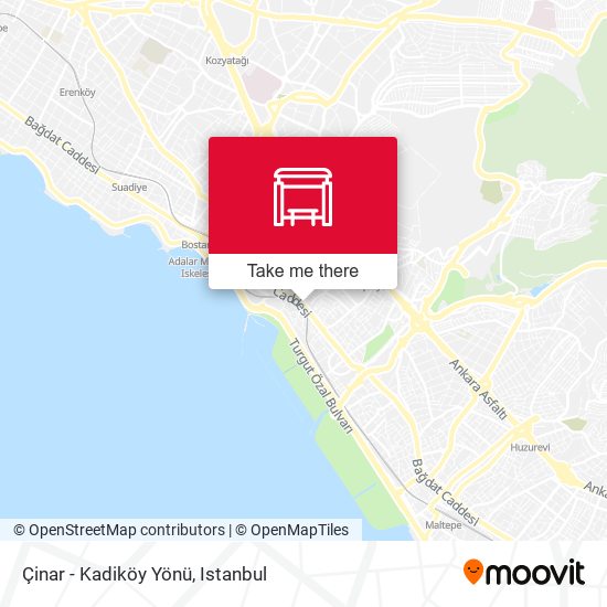 Çinar - Kadiköy Yönü map
