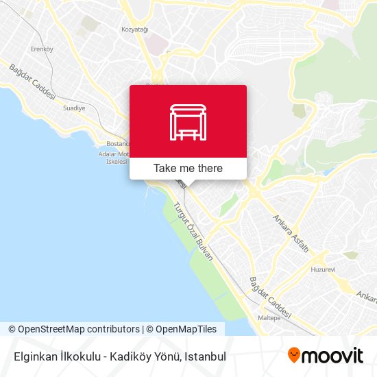 Elginkan İlkokulu - Kadiköy Yönü map