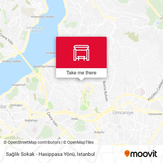 Sağlik Sokak - Hasippasa Yönü map