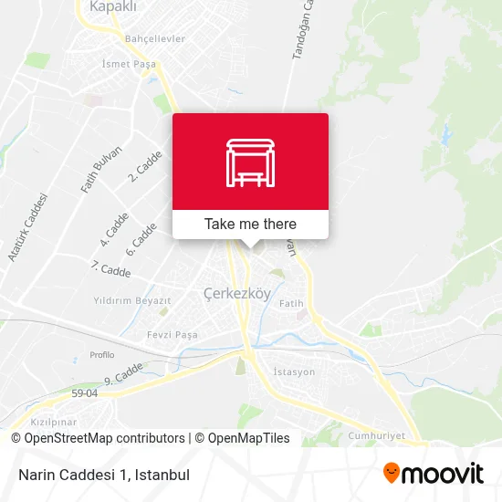 Narin Caddesi 1 map