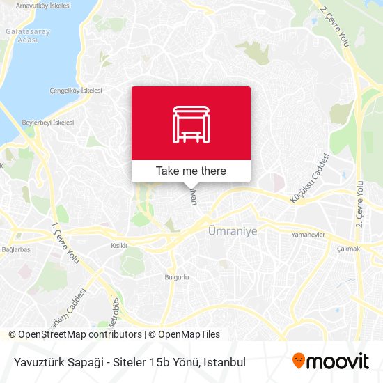 Yavuztürk Sapaği - Siteler 15b Yönü map