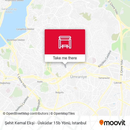 Şehit Kemal Ekşi - Üsküdar 15b Yönü map