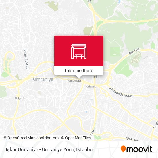 İşkur Ümraniye - Ümraniye Yönü map