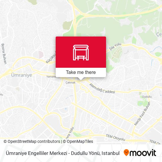 Ümraniye Engelliler Merkezi - Dudullu Yönü map