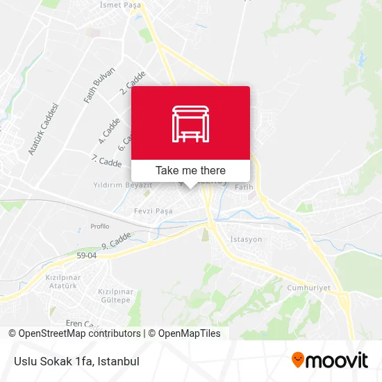 Uslu Sokak 1fa map